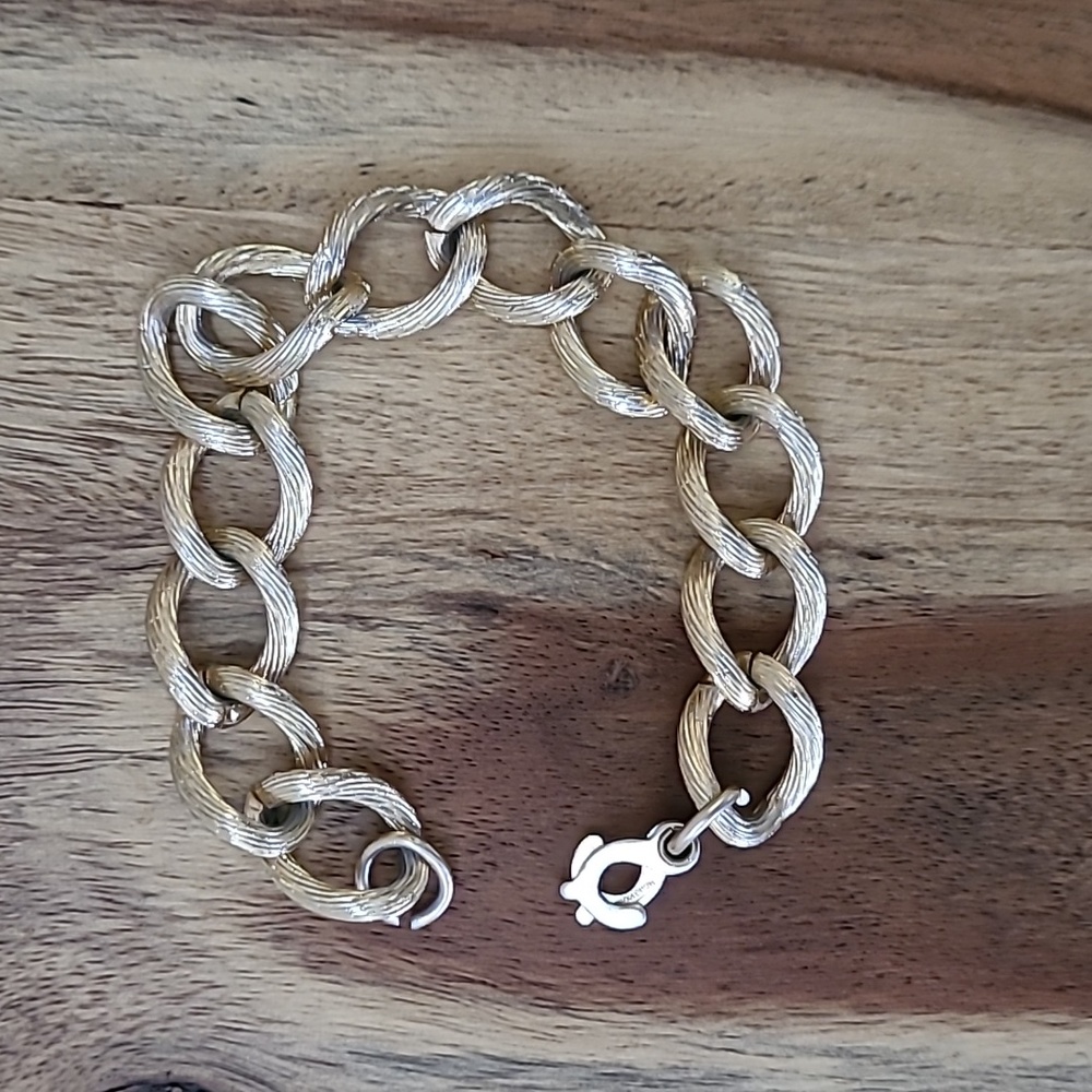 Vintage Chain Large Link Bracelet